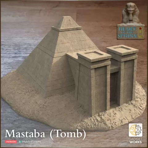 Egyptian Mastaba Tomb - Heart of the Sphinx by Gadgetworks