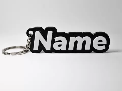Parametric Customizable Name Keychain Creator