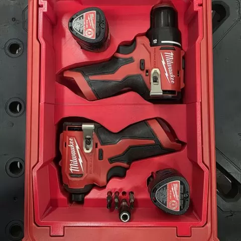 M12 Drill and Driver Insert for Milwaukee Packout (Top/Bottom Inserts)