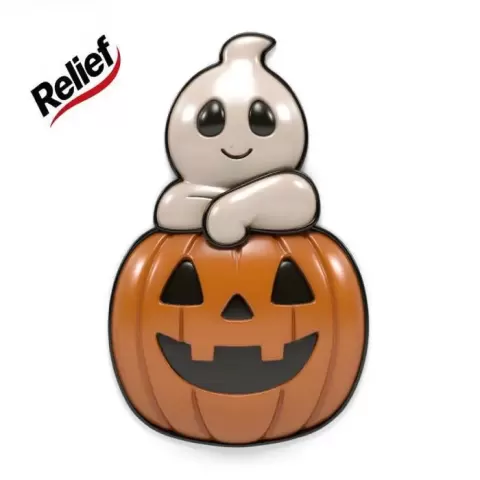 Pumpkin and ghost - 3D Everything