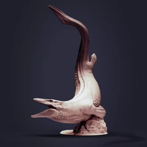 Mosasaurus by clynche art
