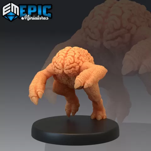 Intellect Crawler Attacking / Mind Devourer / Brain Creeper / Psionic Encounter by Epic-Miniatures