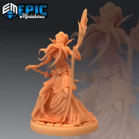 Mind Eater / Psionic Tentacle/ Brain Flayer / Classic Encounter by Epic-Miniatures
