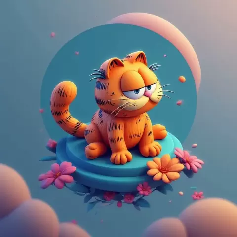Garfield - 3DTimeWarp