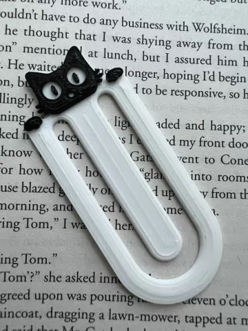 Peeking Cat Bookmark