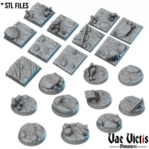 Mine bases by Vae Victis Miniatures