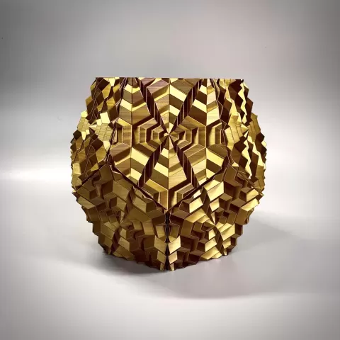 Dodecahex Ripple Vase