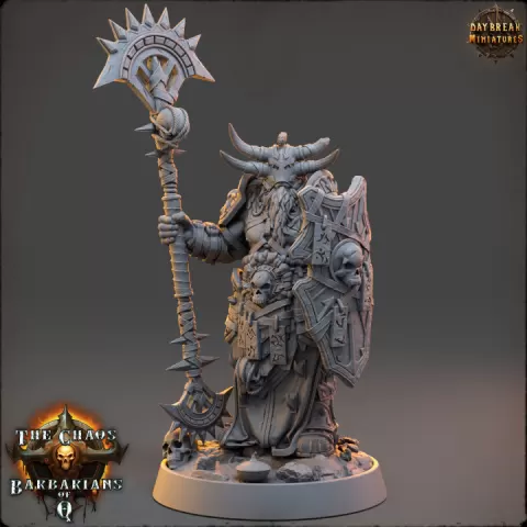 Quarxerg the Intersplitter - The Chaos Barbarians of Q by Daybreak Miniatures