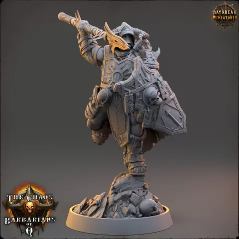 Baryonax the Uncategorizeable - The Chaos Barbarians of Q by Daybreak Miniatures