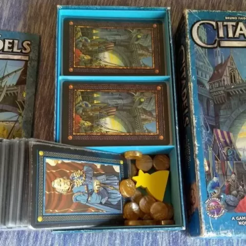 Citadels Board Game Insert by Daniel Beaver