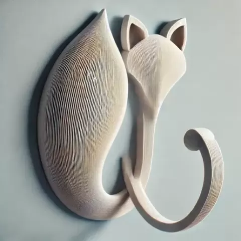 Fox holder Hook – Minimal Organic Design🦊✨