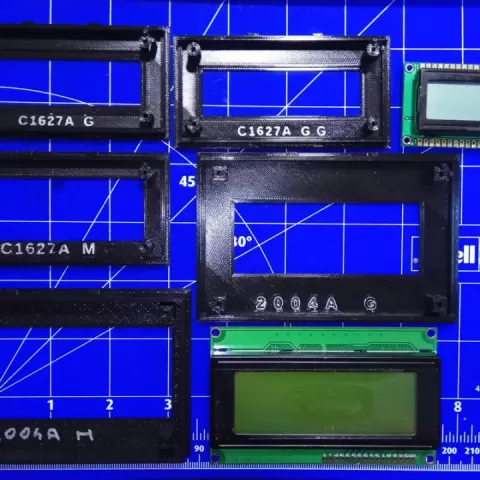 Universal Mounting Mask for LCD Modules by Pedja