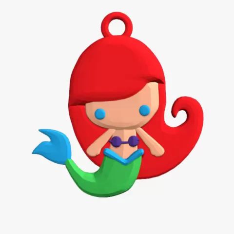 Ariel Keychain by Alessio
