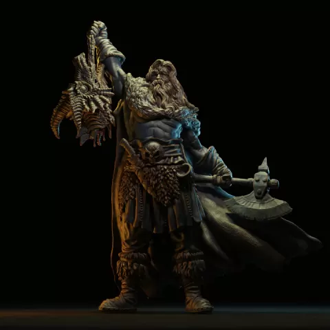 Old champ by Claydemon Miniatures