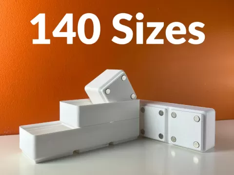 Gridfinity Bins With Magnets Stackable
