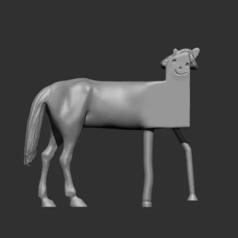 Unfinished Horse Drawing