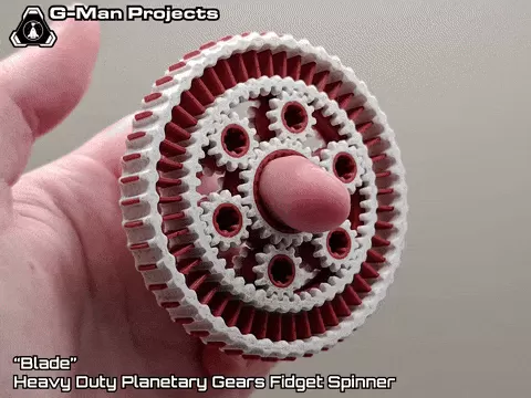"Blade" Heavy Duty Planetary Gears Fidget Spinner