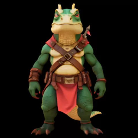Iguana Veteran Warrior