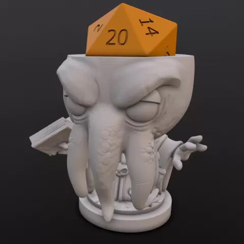 Mindslayer Spellcaster Dice Head by Dice Heads