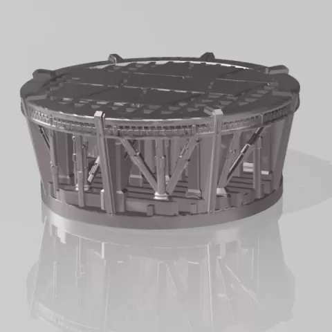 50mm Base - Sci-fi Space Platform by Josh Suyemoto