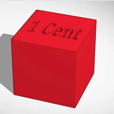 1 Cent Cube - PineKone