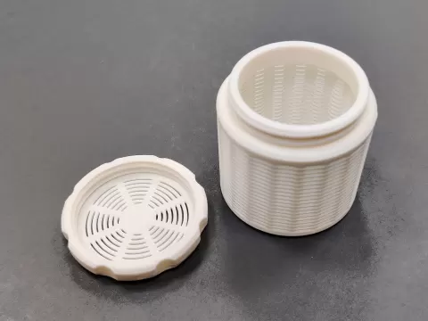 Silica gel container - Fast Print - Wavy surface