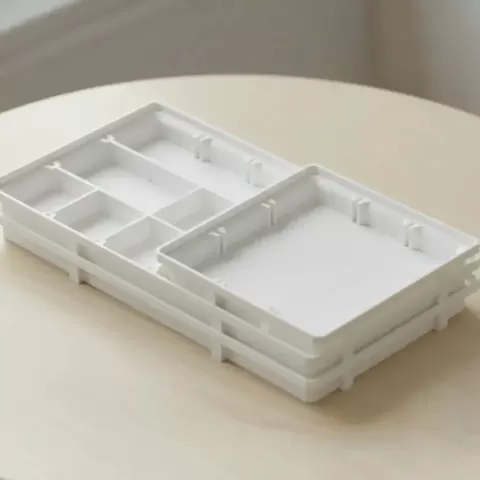 Adjustable Partition Stackable Component Organizer - xhobby1