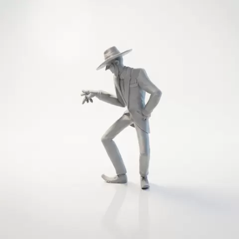 Dancing Figure Statue DC Comics 3D Printable