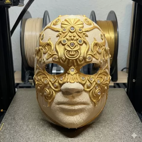 Eyes Wide Shut – Venetian Masquerade Mask | High-Detail Printable Costume Mask (STL)