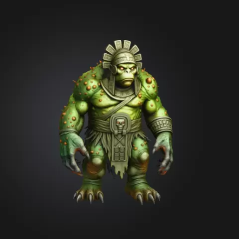 Aztec Destroyer Figurine
