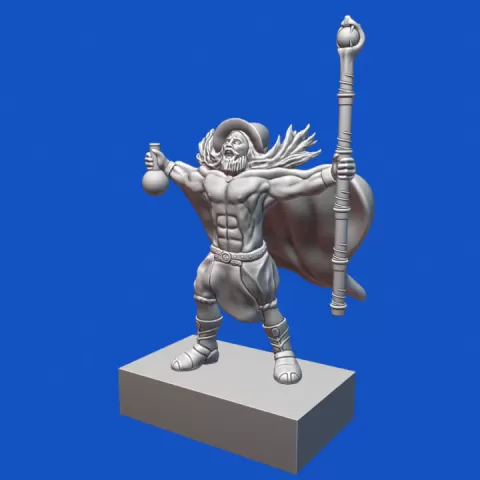 Shadax the Wizard by Clay Rade