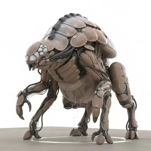 Organische Kriegsdrohne - Brainbits3D