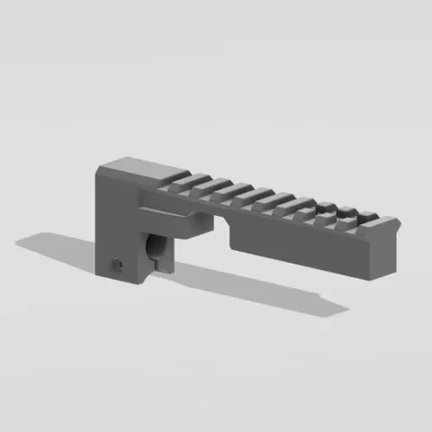 11mm to picatinny rail adapter and raiser for Diana chaser/ Artemis CP2 or similar ones