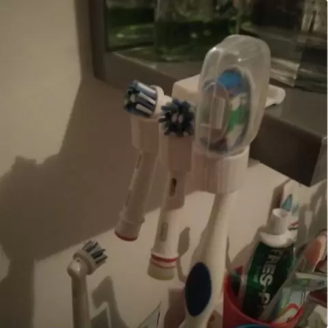 support brosse a dent clipsable sur tablette by fred gam