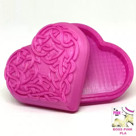 Celtic Heart Pattern Box by Tanya Wiesner