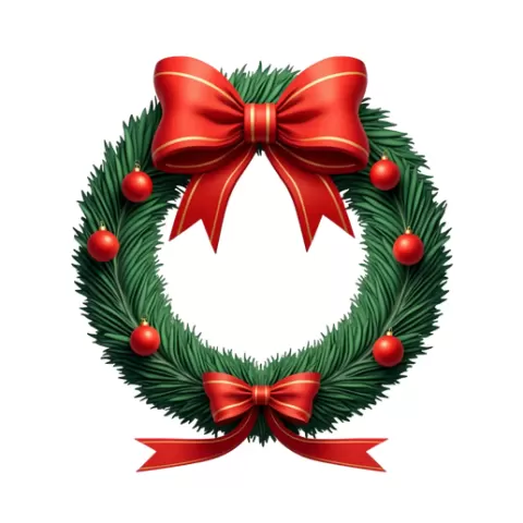 Christmas wreath / 3d Christmas wreath / wreath stl / wreath / winter / noel / Christmas ornament / christmas bell