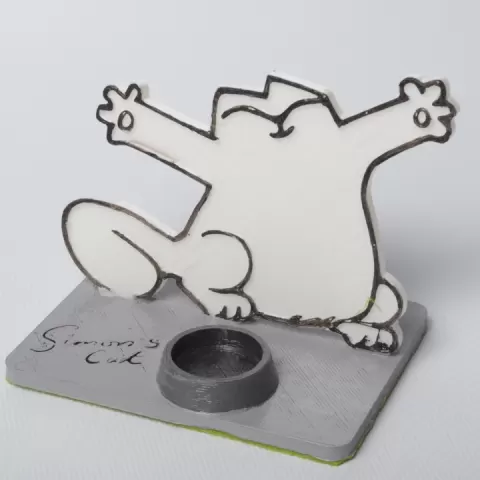 Simon’s Cat Phone Stand by Wayne Jordan