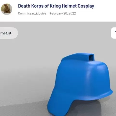 (THIS IS NOT MINE) Death Korps of Kreig helment - D3athKorps0fKreig