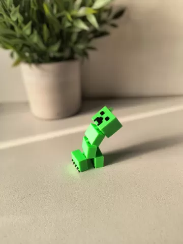 Minecraft creeper articulated