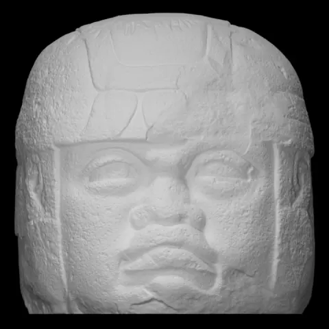 Colossal Head Monument by Scan The World