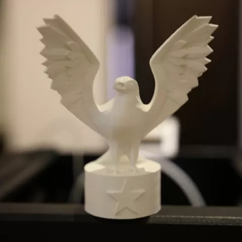 4th of July Eagle Statue by MakePrintable