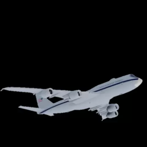 E-4C Survivable Airborne Operations Control - 3D Dreammaker