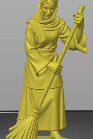 Shepherdess Sweeping