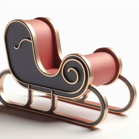 Christmas Sleigh Showpiece