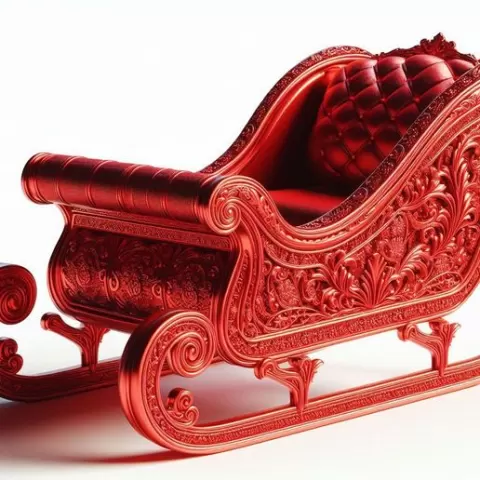 Christmas Sleigh Showpiece