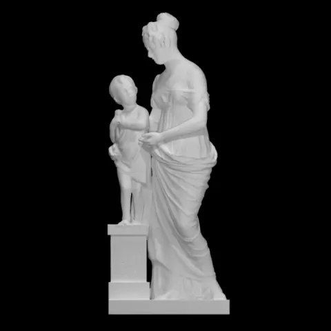 Portrait of Frances Anne Vane-Tempest, Marchioness of Londonderry, and her son George by Scan The World