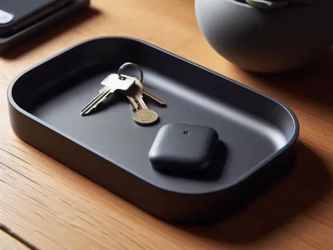 Modern Rectangular Key Tray