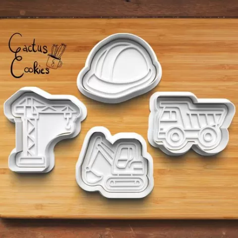 Construction Cookie Cutter set 1003