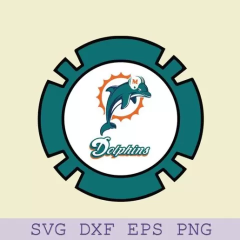 Straight Outta Dolphins SVG – Miami Dolphins Football SVG for Cricut