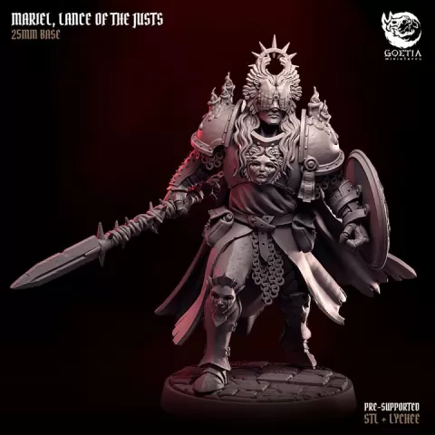 Mariel, Lance of the Justs | The Ivreanate by Goetia Miniatures